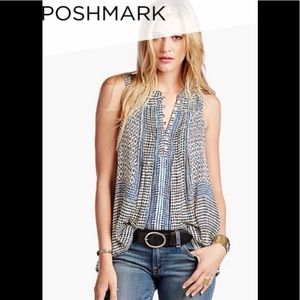 NEW Lucky Brand India Print Endless Tank Small